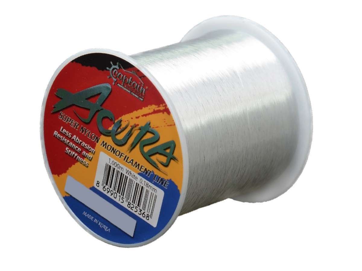 Captain Acura 1000mt Monofilament Misina Beyaz - Standart - 0.50 MM