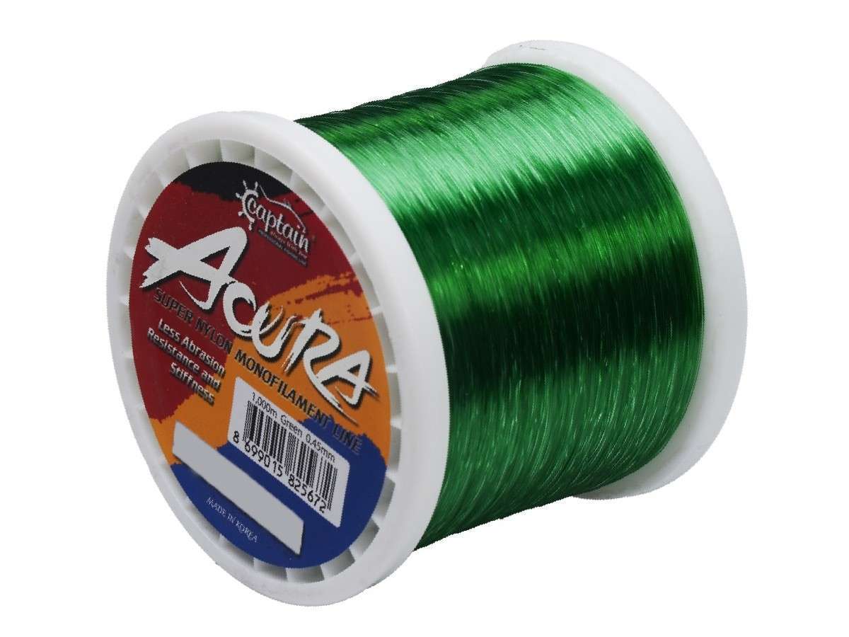 Captain Acura 1000mt Monofilament Misina Yeşil - Standart - 0.25 MM