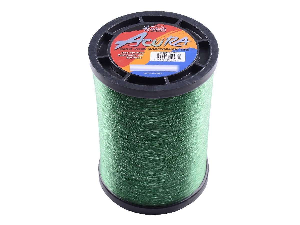 Captain Acura 1kg Bobin Misina Yeşil - Standart - 0.35 MM