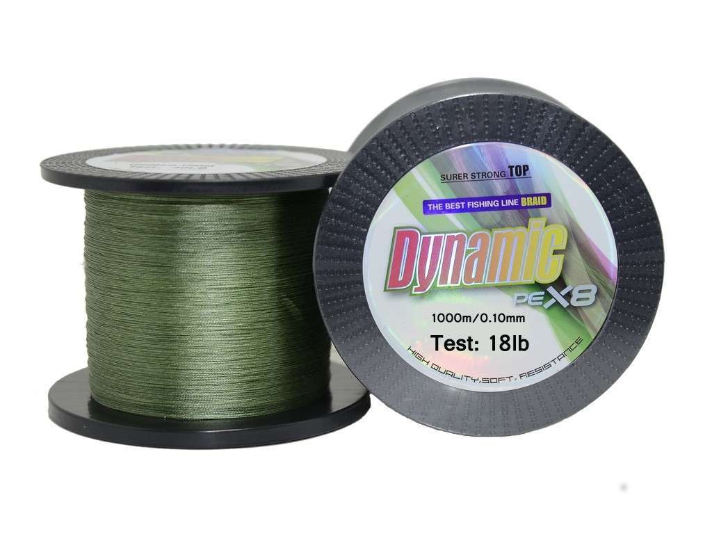 Captain Dynamic PE 8 Örgü İpi Misina 1000mt Yeşil - Standart - 0.20 MM