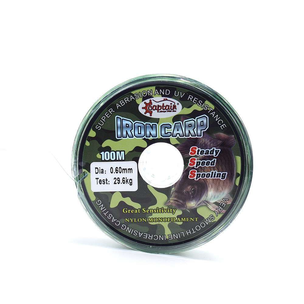 Captain İron Carp 100mt Monofilament Misina Kamuflaj - Standart - 0.30 MM