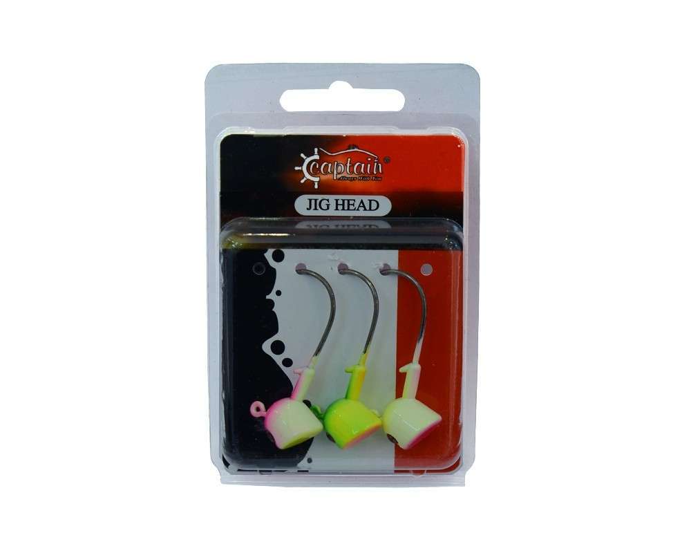 Captain Jig Head Bastet 4lü Mix Set Kesik Kafa Jig Head - Standart - 10 GR