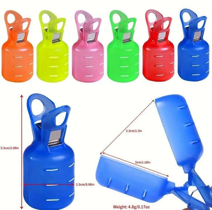 Captain Kalamar Zokası İğne Koruma Aparatı Mandallı 6lı Set - Standart - KÜÇÜK