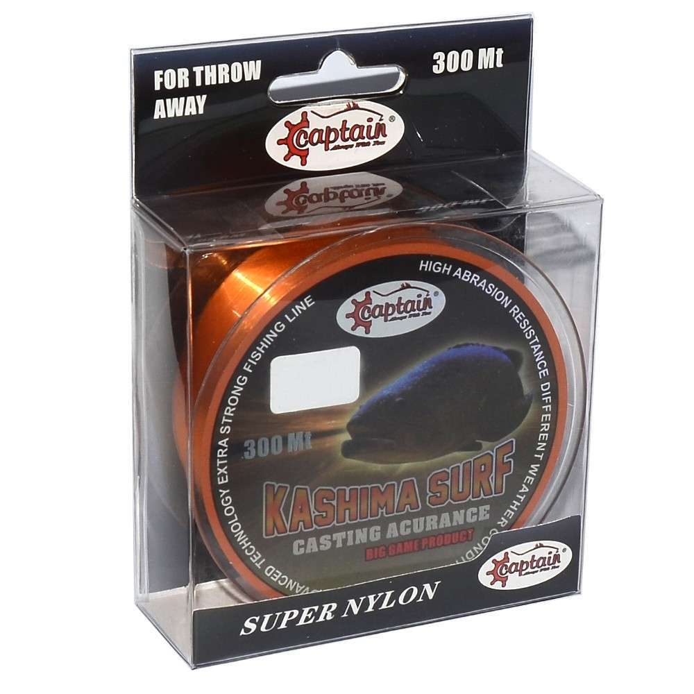 Captain Kashima Surf 300mt Monofilament Misina Oranj - Standart - 0.37 MM