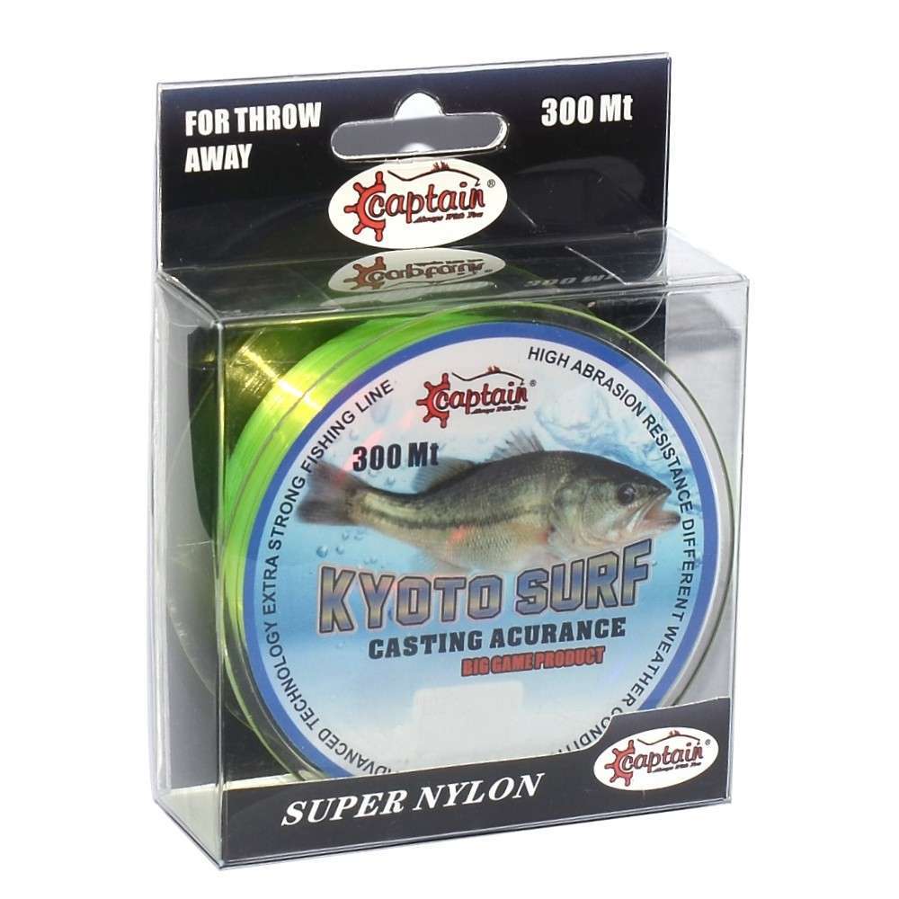 Captain Kyoto Surf 300mt Monofilament Misina Sarı - Standart - 0.33 MM