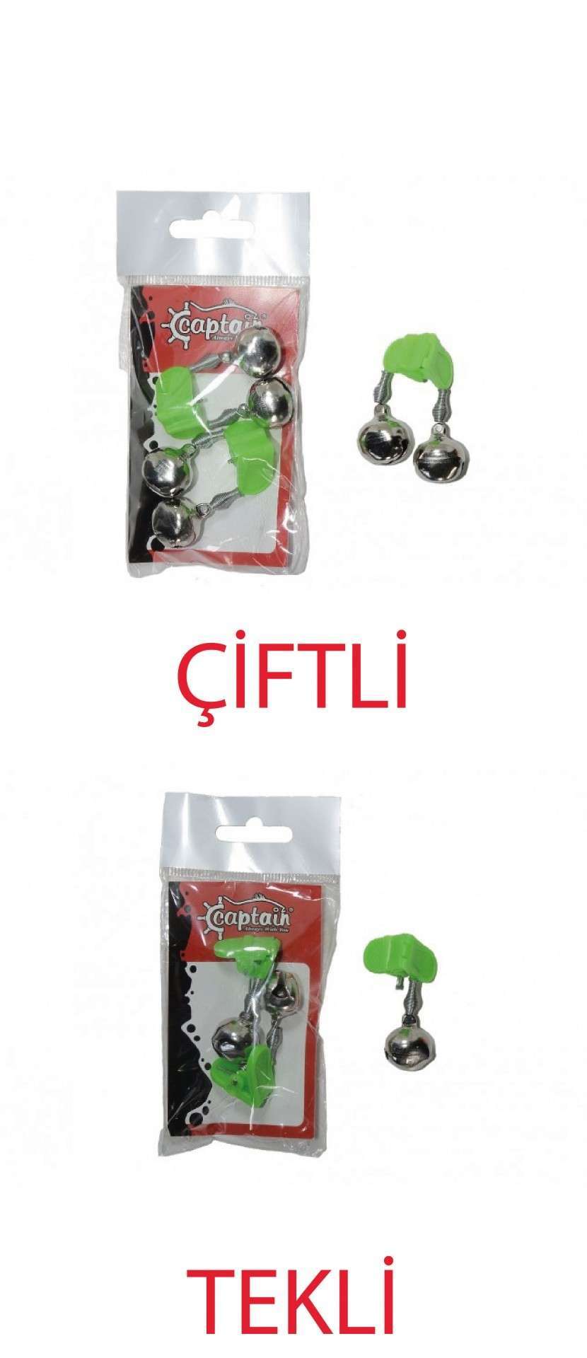 Captain Olta Zili Plastik Kıskaçlı Pakette 2 Adet 18mm - Standart - TEKLI