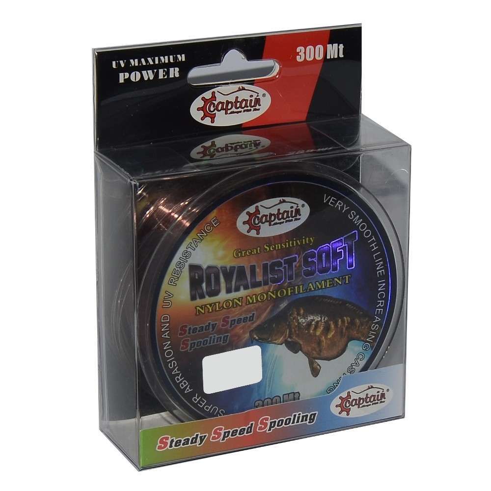 Captain Royalist Soft 300mt Monofilament Misina Kahve Rengi - Standart - 0.30 MM
