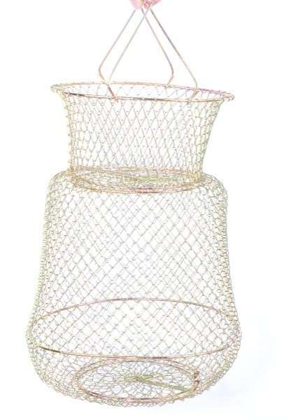 Captain Tel Livar Balık Sepeti 12mm Göz - Standart - 38X45 CM
