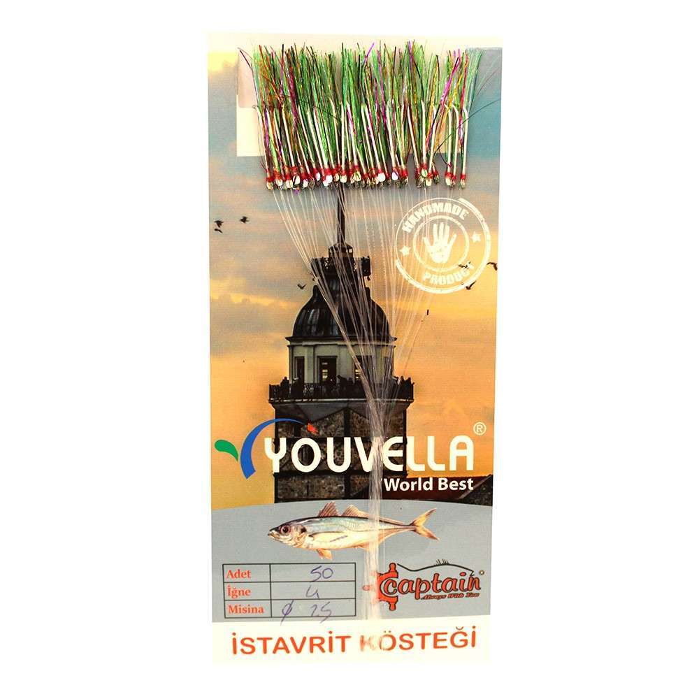 Çinekop Kösteği UV-GLOW Simli Youvella Kartonda 50 İğne 025mm Köstek - 60