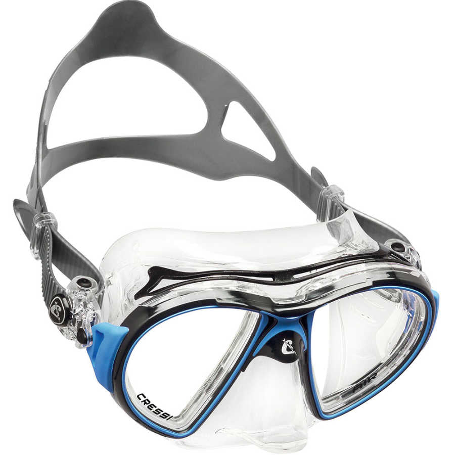 Cressi Air Dalış Maskesi - CRYSTAL-BLACK-BLUE