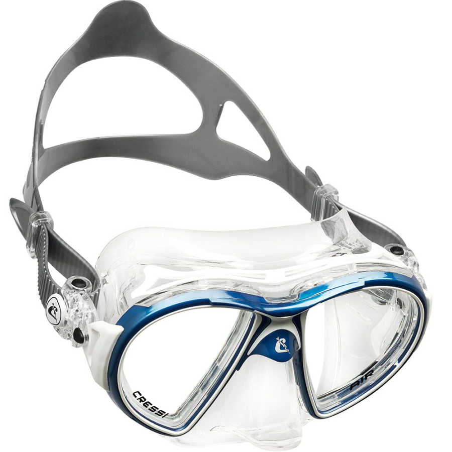 Cressi Air Dalış Maskesi - CRYSTAL-BLUE-WHITE
