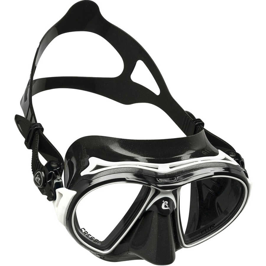 Cressi Air Dalış Maskesi - BLACK-BLACK-WHITE