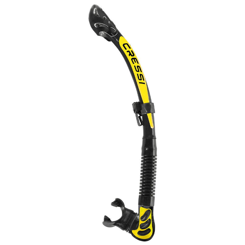 Cressi Alpha Ultra Dry Şnorkel - BLACK-YELLOW
