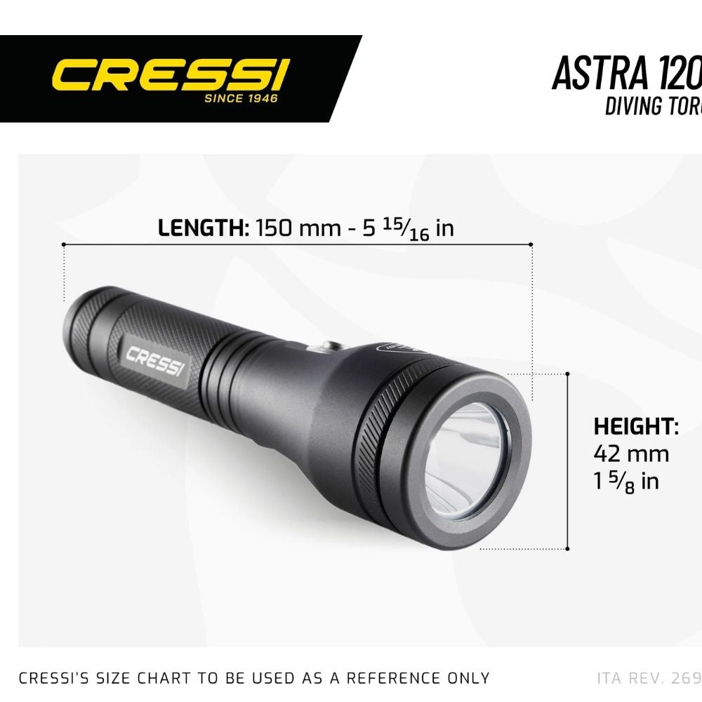 Cressi Astra 1200 Su Altı Feneri - Standart