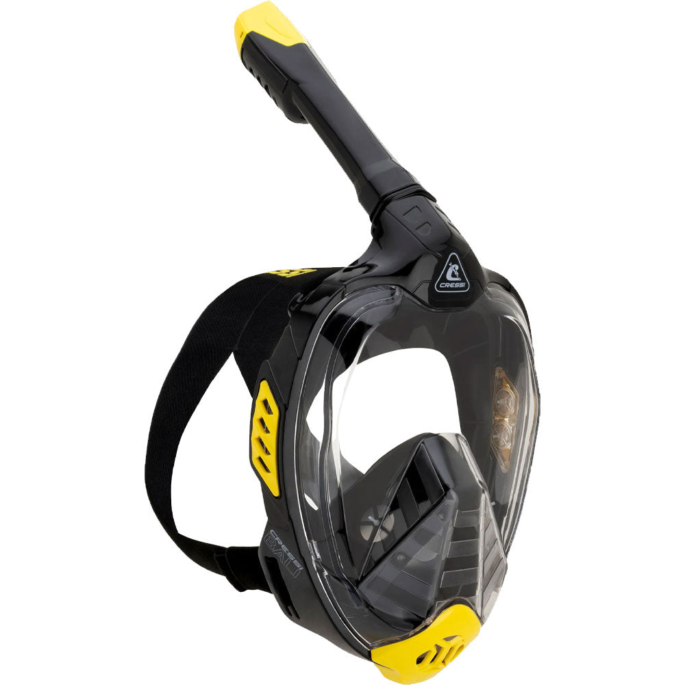 Cressi Bali Tam Yüz Maske - BLACK / YELLOW - L/XL