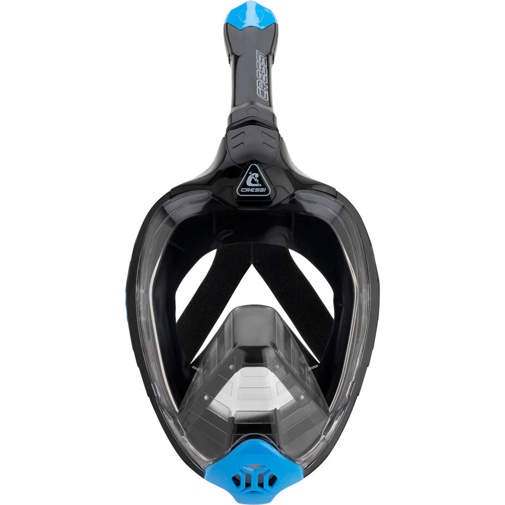 Cressi Bali Tam Yüz Maske - BLACK / BLUE - L/XL