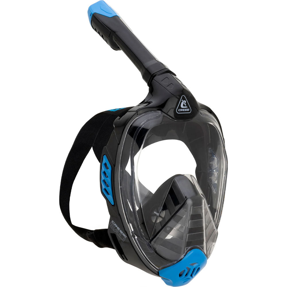 Cressi Bali Tam Yüz Maske - BLACK / BLUE - S/M