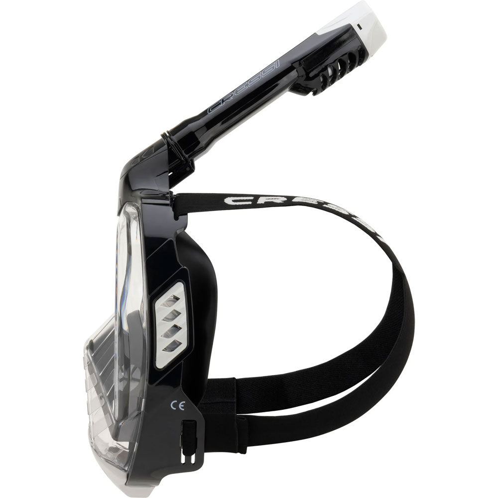 Cressi Bali Tam Yüz Maske - BLACK / GREY - S/M