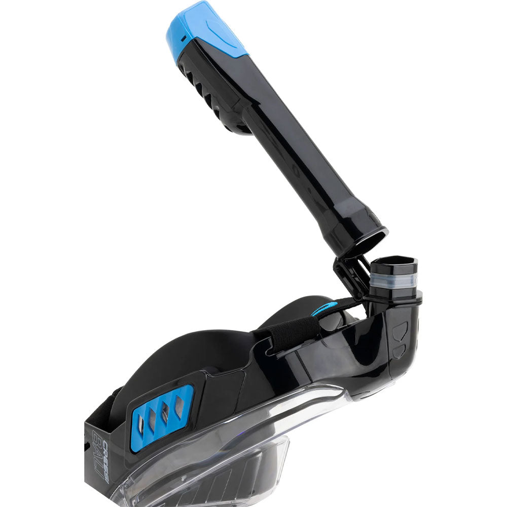 Cressi Bali Tam Yüz Maske - BLACK / BLUE - S/M