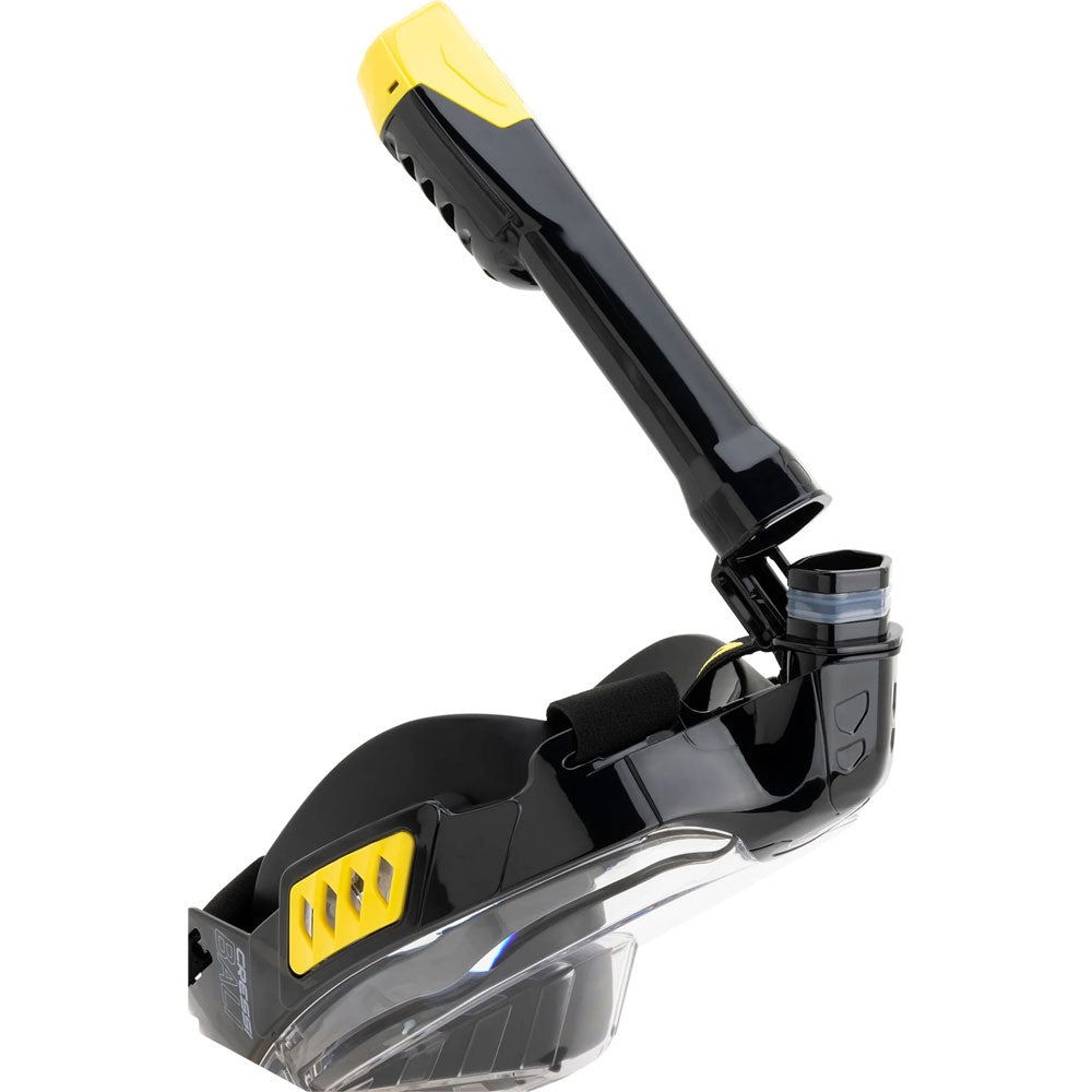Cressi Bali Tam Yüz Maske - BLACK / YELLOW - S/M
