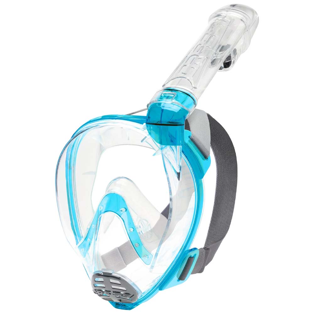 Cressi Baron Çocuk Tam Yüz Maske - CLEAR-AQUAMARINE