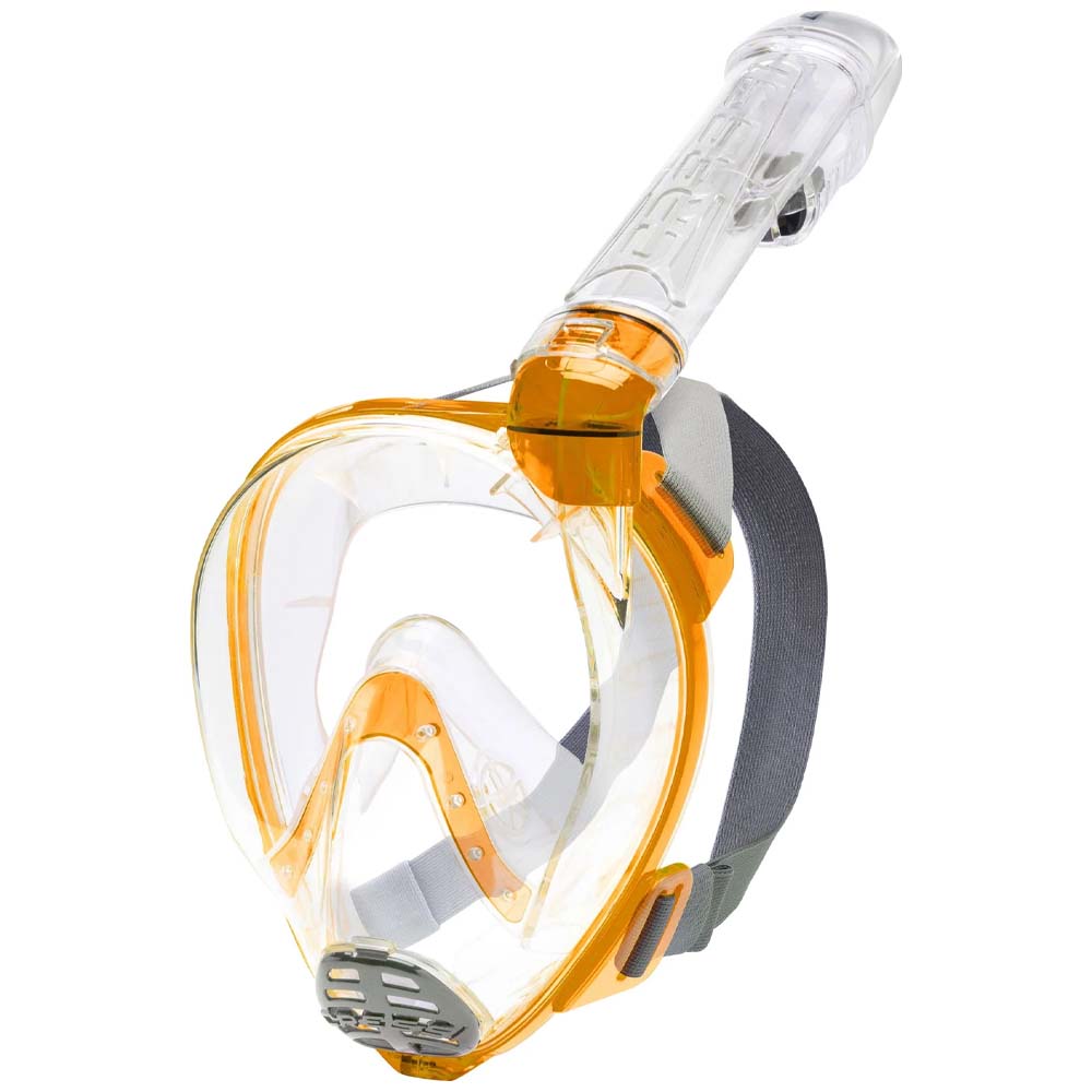 Cressi Baron Çocuk Tam Yüz Maske - CLEAR-ORANGE
