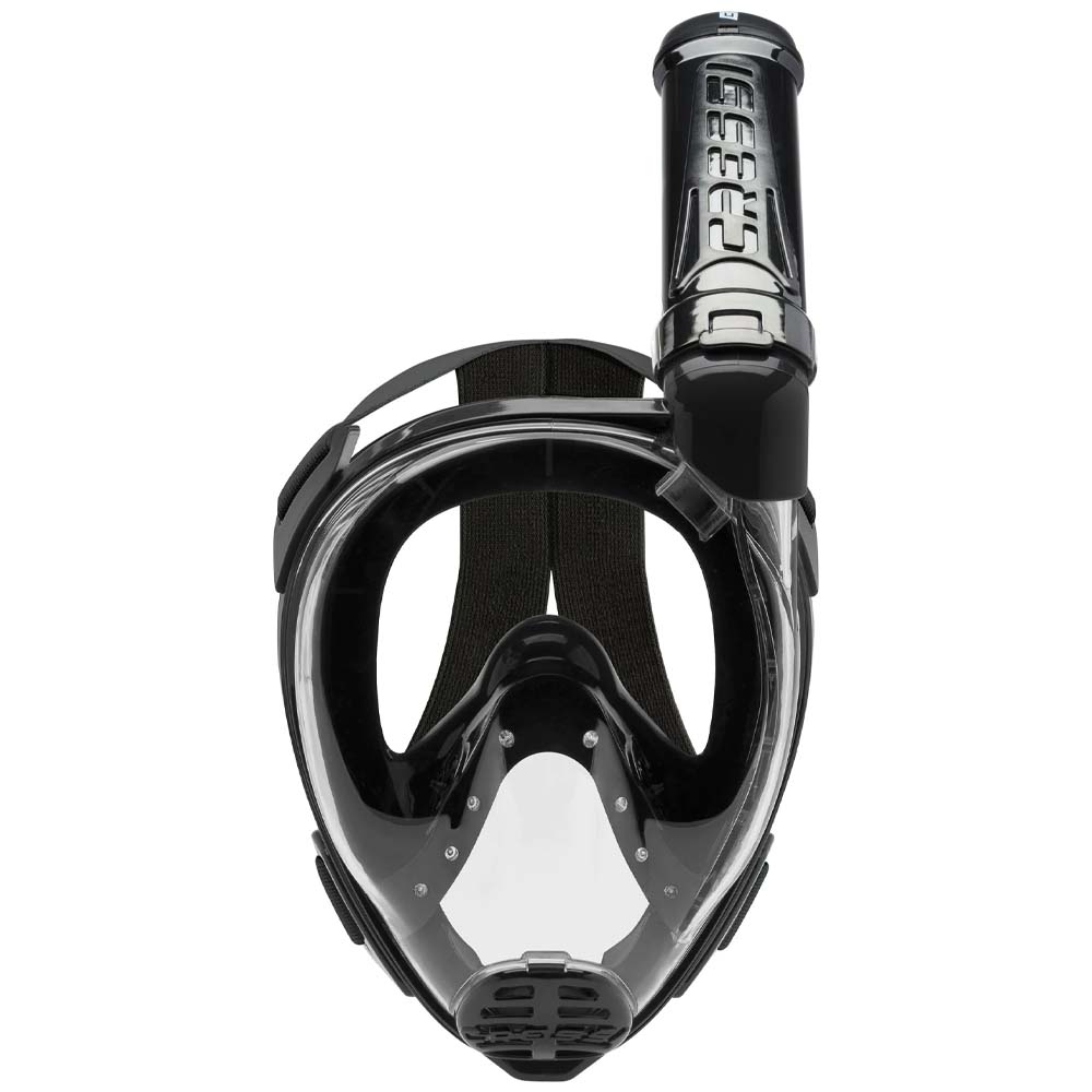 Cressi Baron Tam Yüz Maske - BLACK-BLACK - M - L