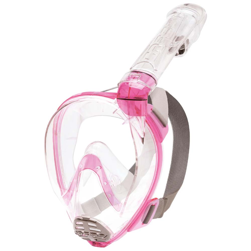 Cressi Baron Tam Yüz Maske - CLEAR-PINK - S - M
