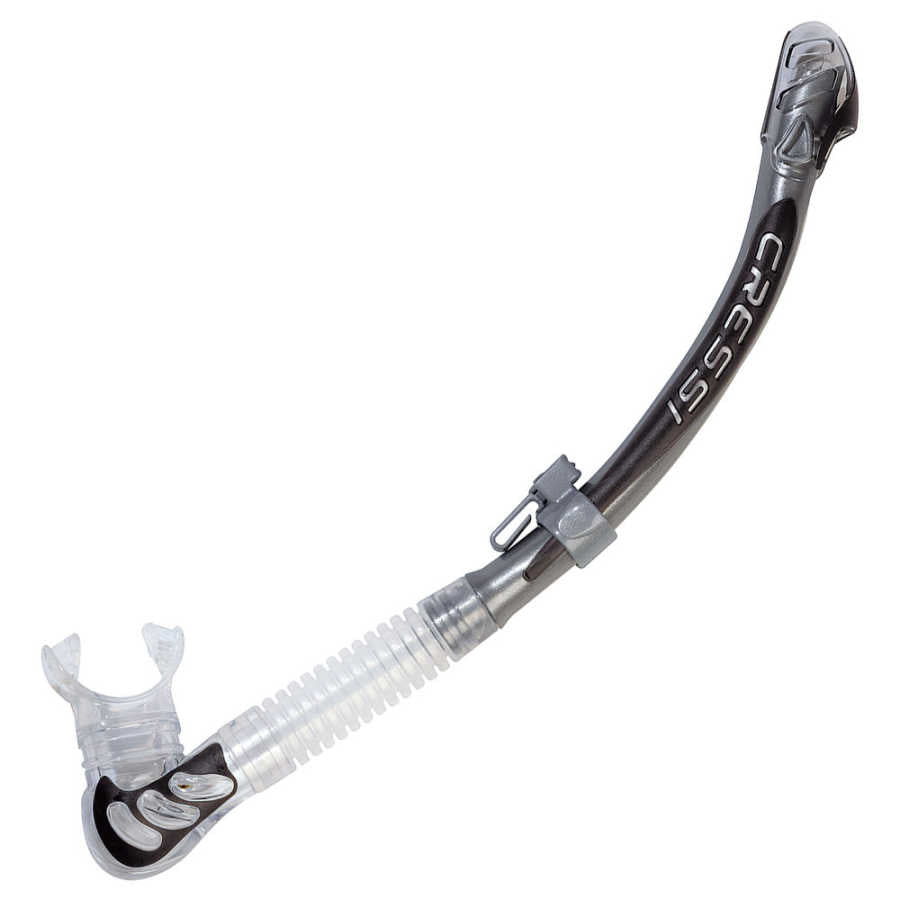 Cressi Beta Şnorkel - SILVER-BLACK