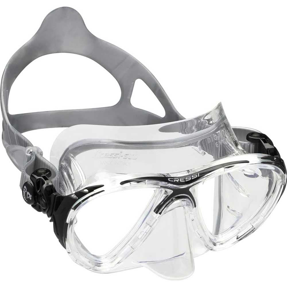 Cressi Big Eyes Evolution Crystal Dalış Maskesi - CLEAR-BLACK