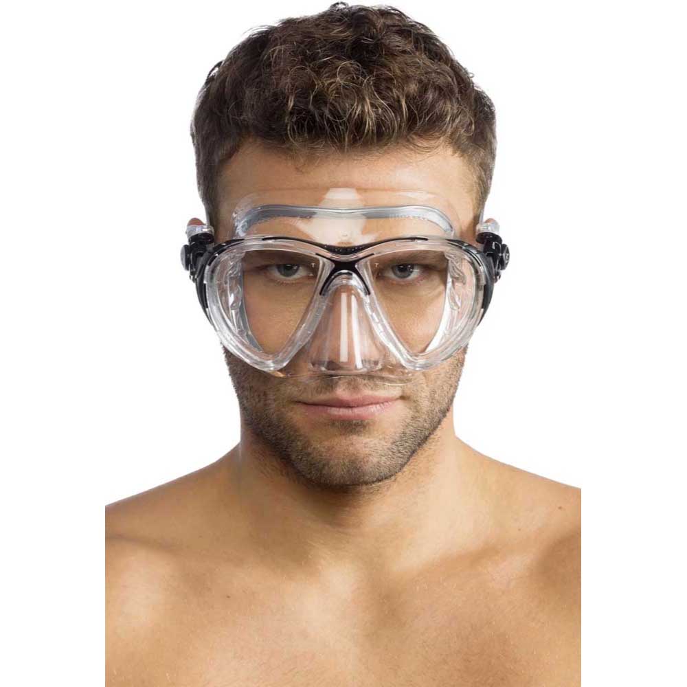 Cressi Big Eyes Evolution Crystal Dalış Maskesi - CLEAR-BLACK