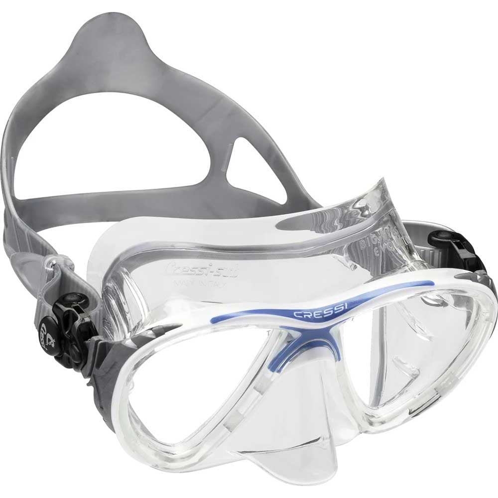 Cressi Big Eyes Evolution Crystal Dalış Maskesi - CLEAR-BLUE