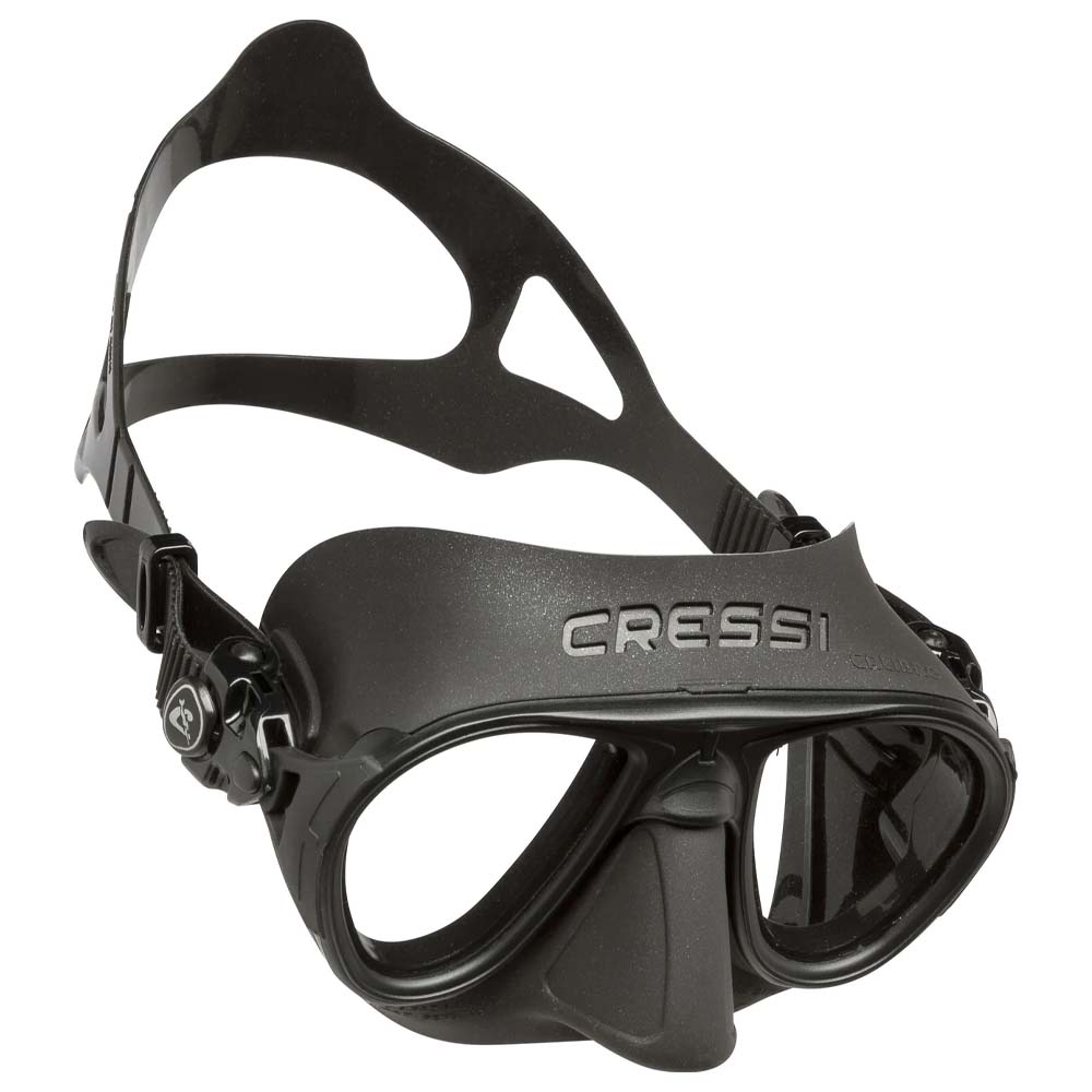 Cressi Calibro Dalış Maskesi - BLACK-BLACK