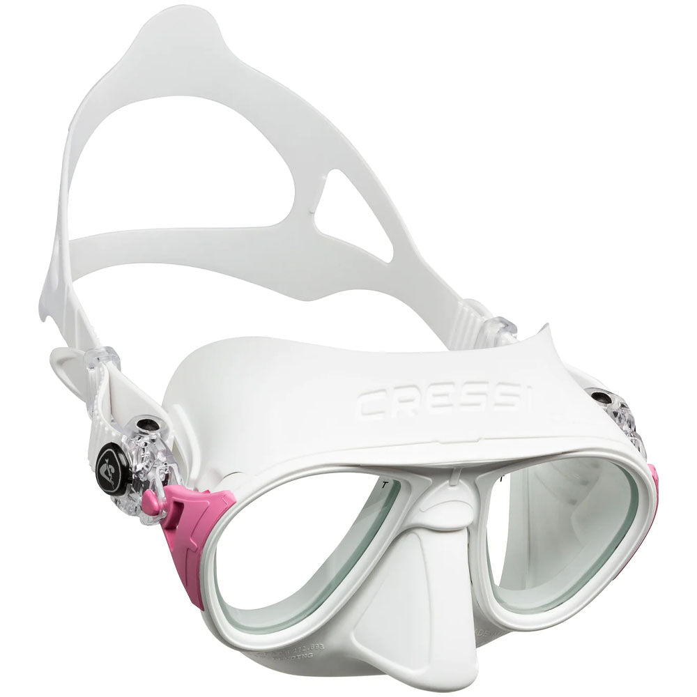 Cressi Calibro Dalış Maskesi - WHITE-PINK