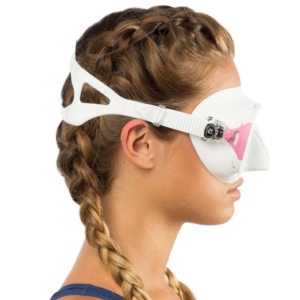 Cressi Calibro Dalış Maskesi - WHITE-PINK