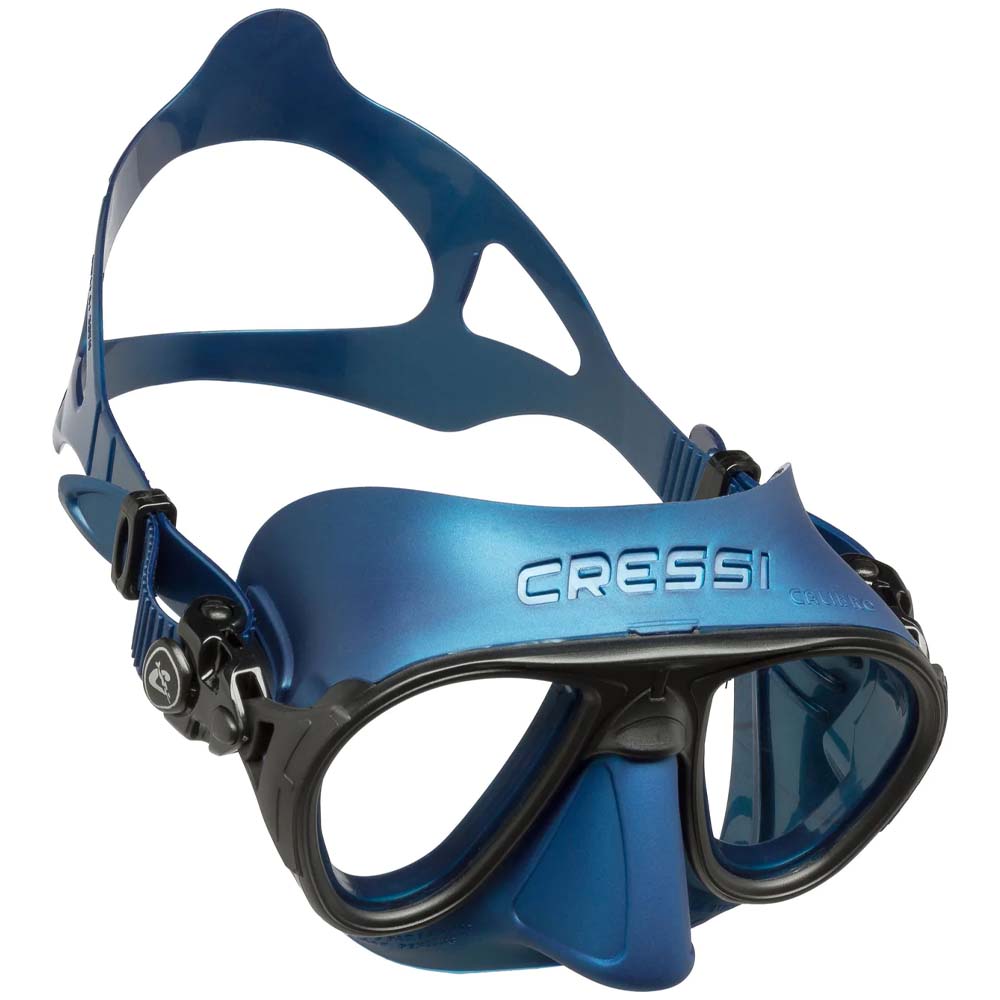 Cressi Calibro Dalış Maskesi - BLUE METAL