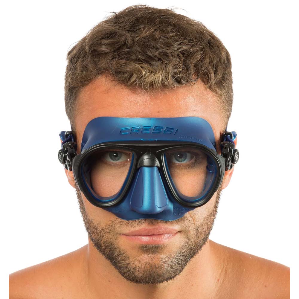 Cressi Calibro Dalış Maskesi - BLUE METAL