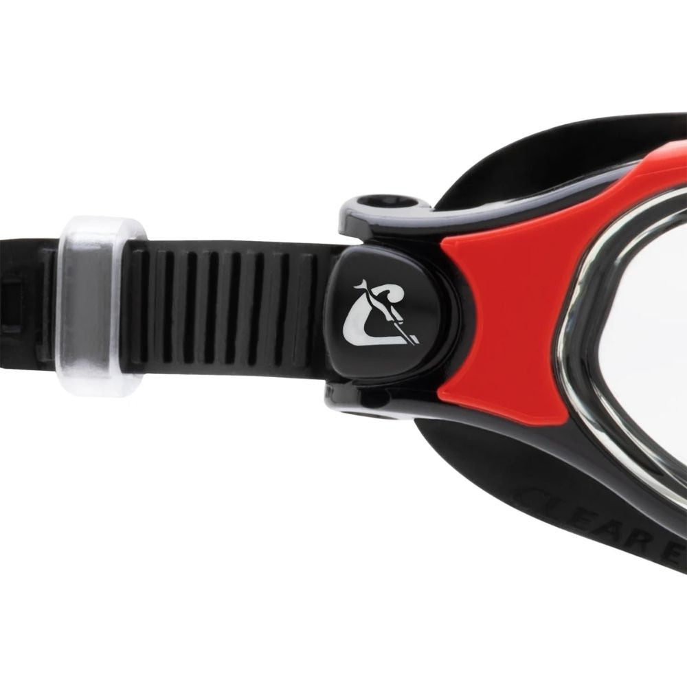 Cressi Clear Eyes Yüzücü Gözlüğü - BLACK-RED