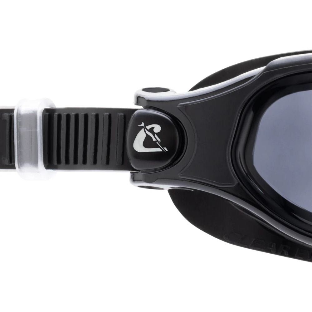 Cressi Clear Eyes Yüzücü Gözlüğü - BLACK-BLACK SMOKED