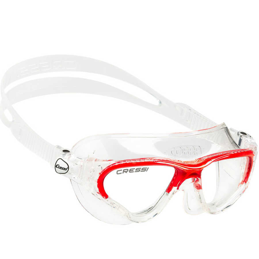 Cressi Cobra Deniz Gözlüğü - CLEAR-CLEAR-RED