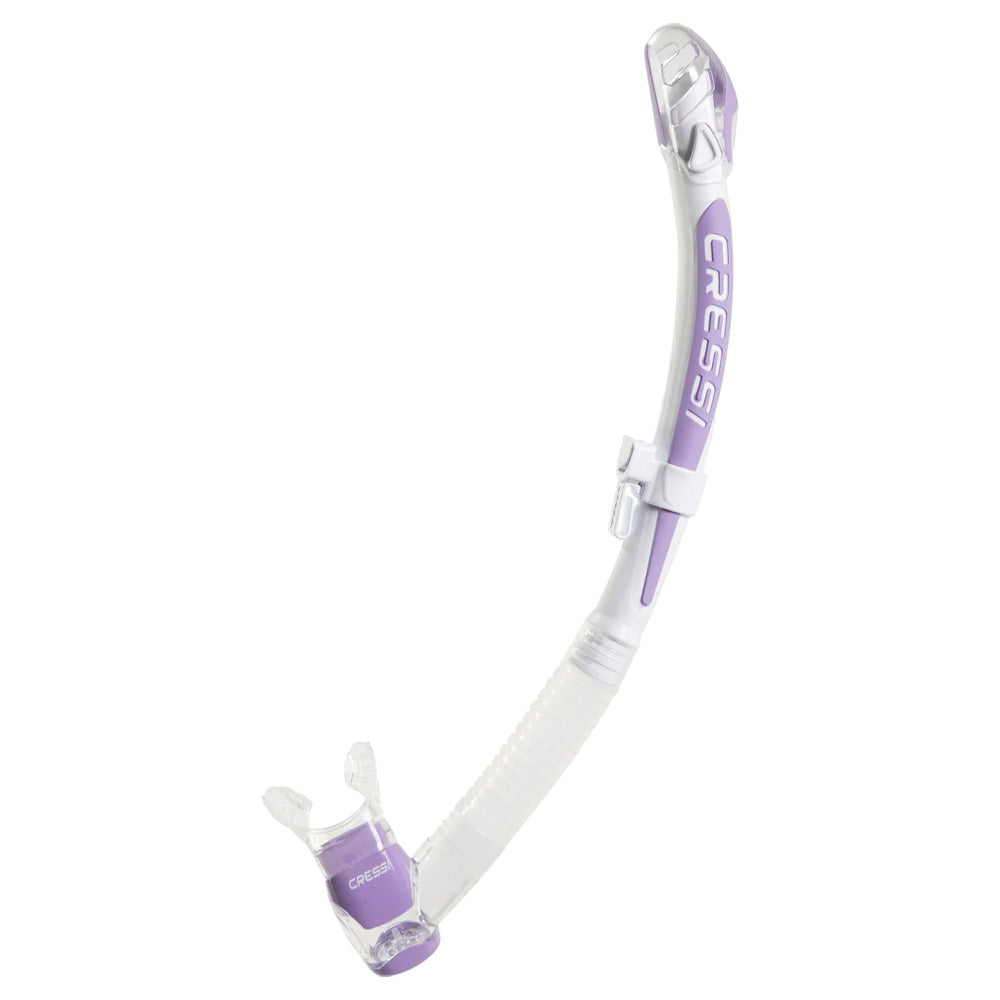 Cressi Corfu Şnorkel - CLEAR/WHITE/LILAC
