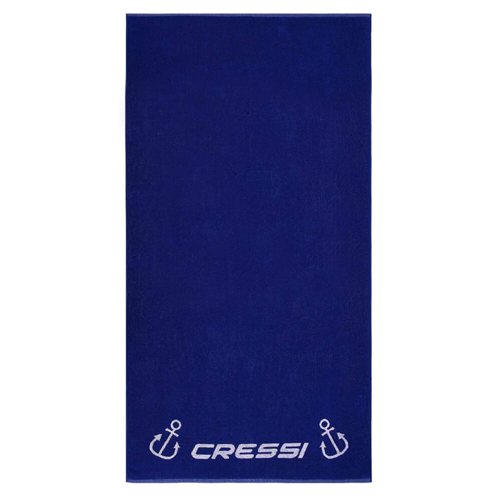 Cressi Cotton Frame Yüzde Yüz Pamuklu Plaj Havlusu - NAVY - 90X180CM
