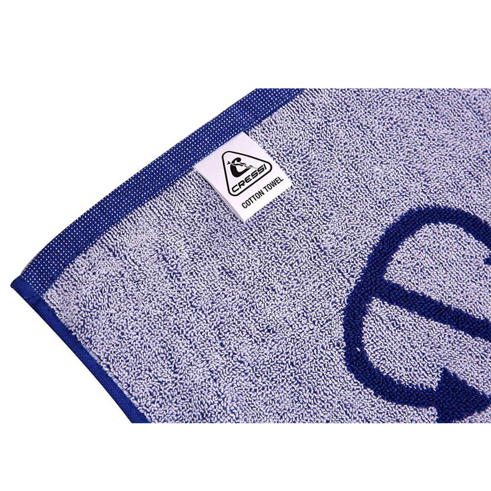 Cressi Cotton Frame Yüzde Yüz Pamuklu Plaj Havlusu - NAVY - 90X180CM