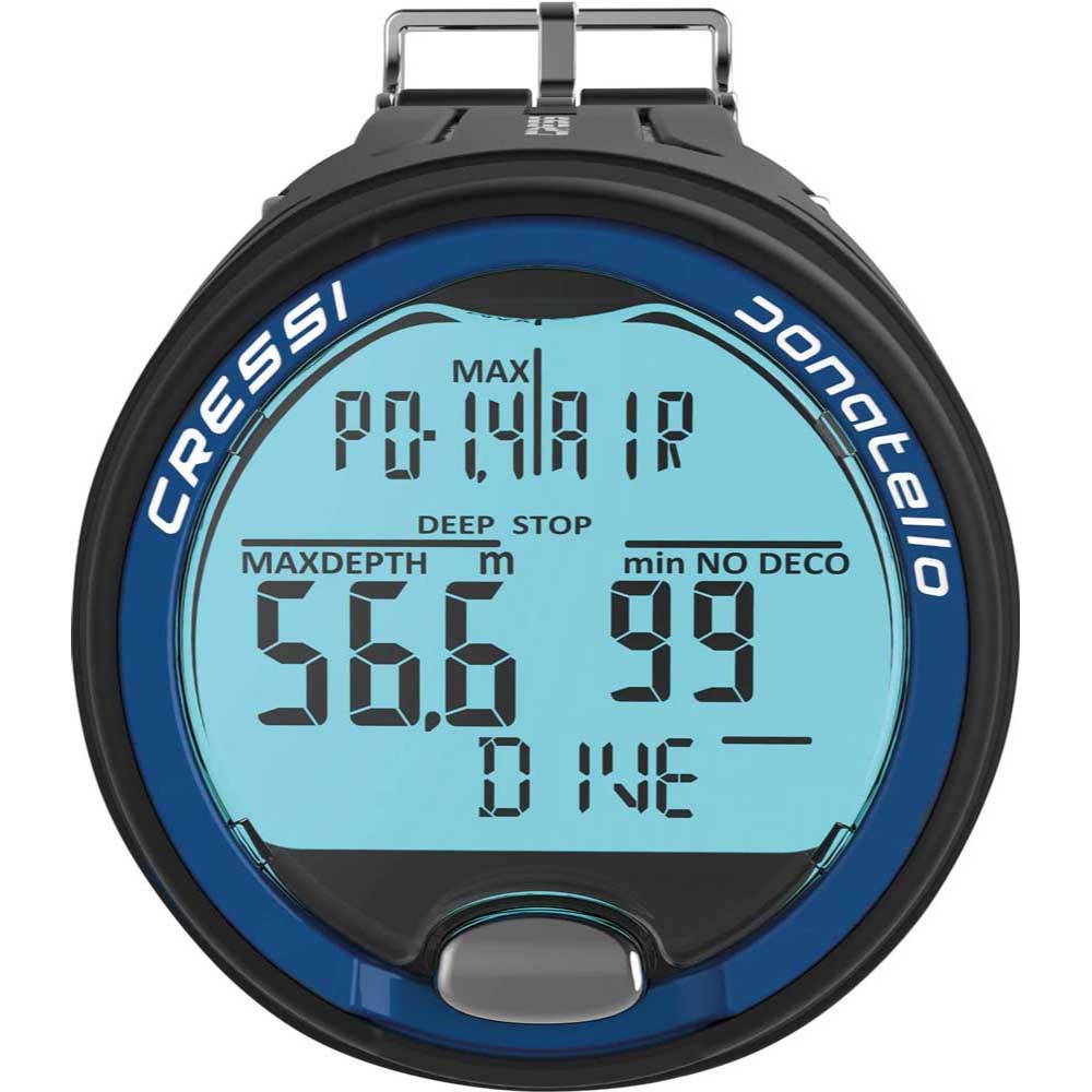 Cressi Donatello Diving Computer - BLACK - BLUE