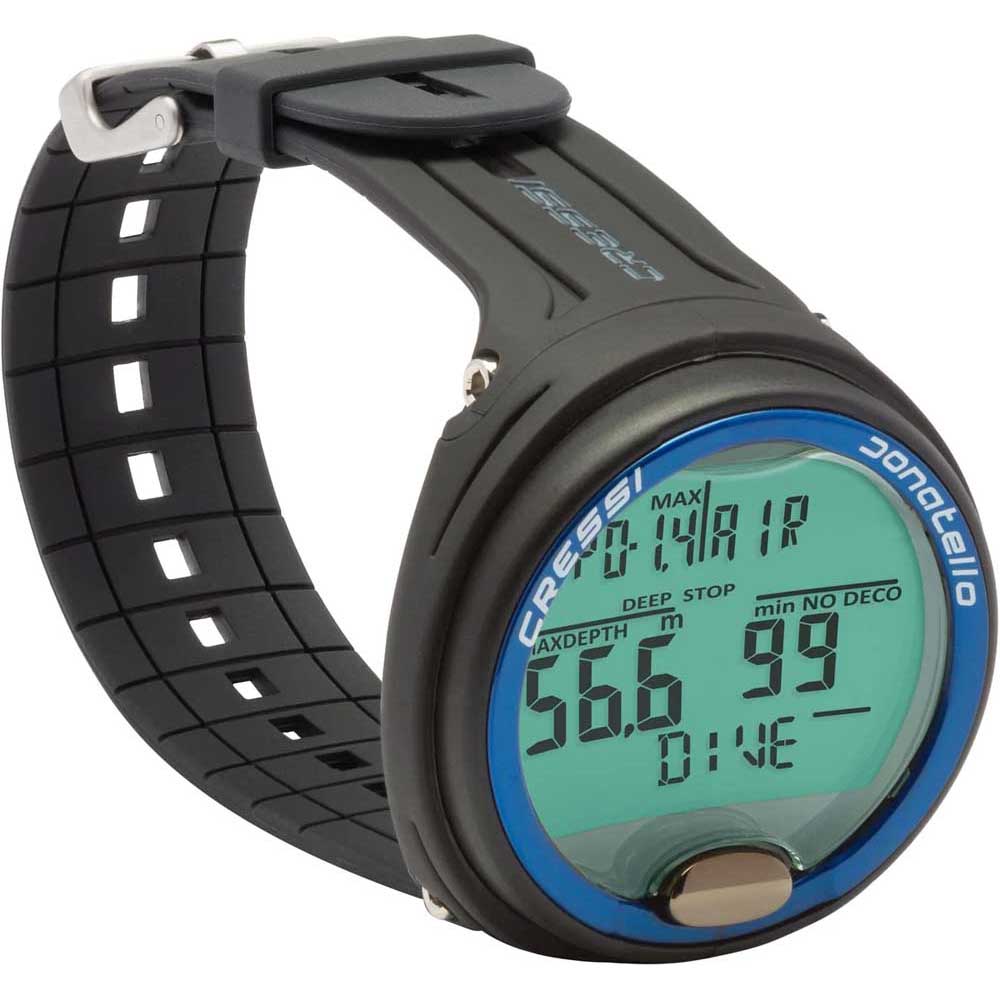 Cressi Donatello Diving Computer - BLACK - BLUE