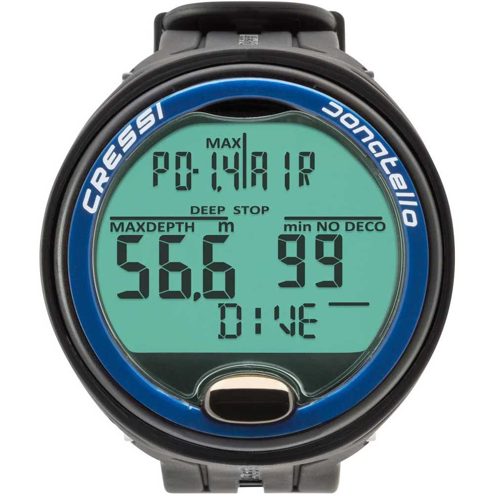 Cressi Donatello Diving Computer - BLACK - BLUE