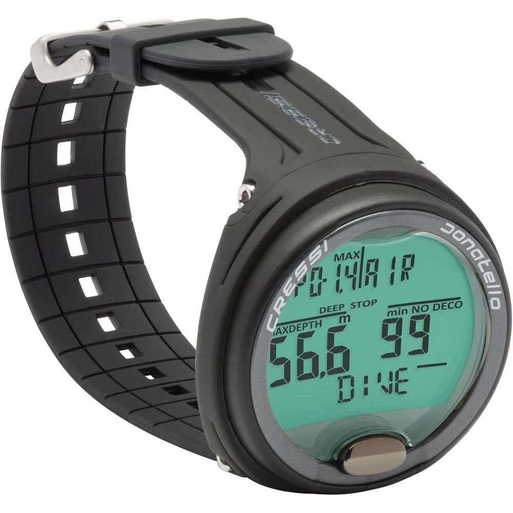 Cressi Donatello Diving Computer - BLACK - SILVER