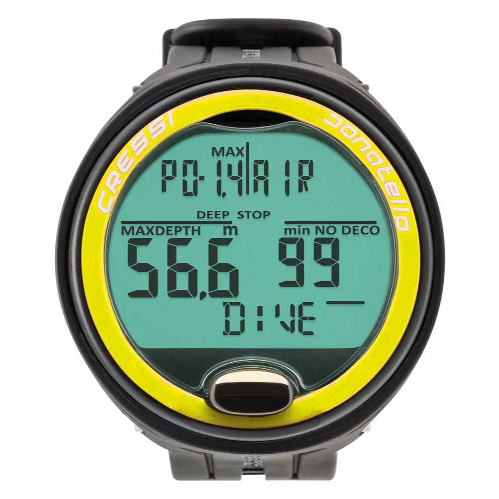 Cressi Donatello Diving Computer - BLACK - YELLOW