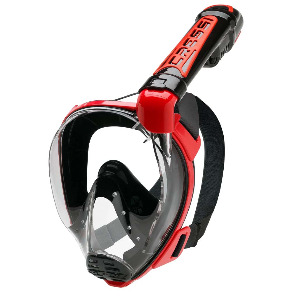 Cressi Duke Tam Yüz Maske - BLACK-RED - M - L