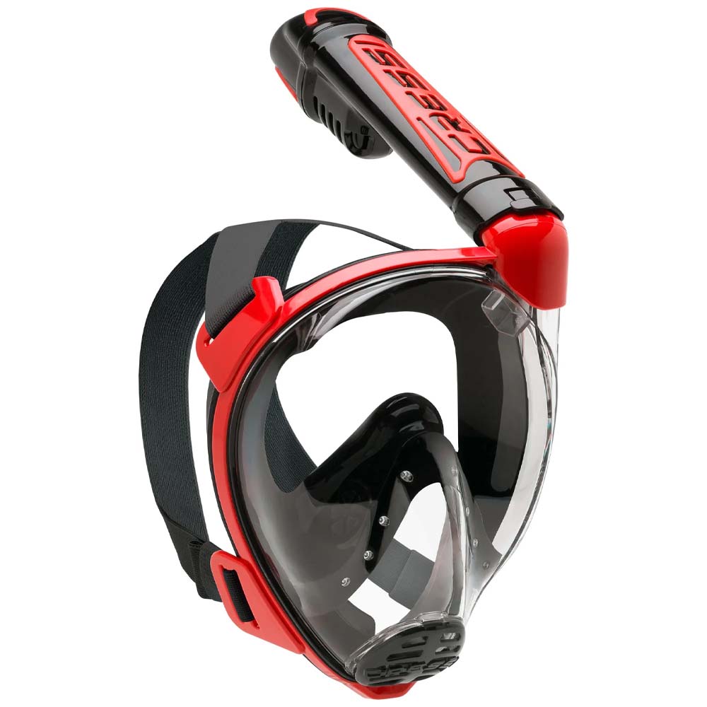 Cressi Duke Tam Yüz Maske - BLACK-RED - M - L